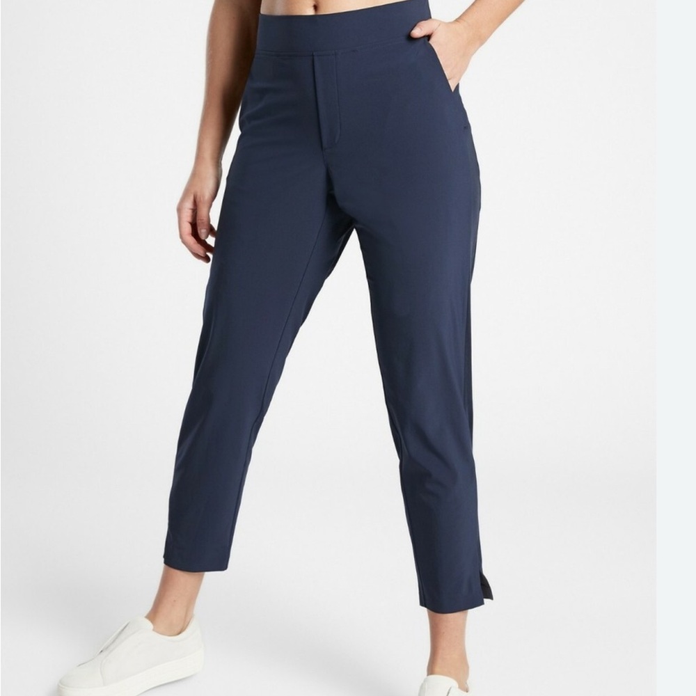 Athleta Brooklyn Mid-Rise Ankle Pants -Navy
